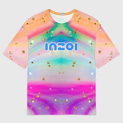 Футболка оверсайз мужская Inzoi с золотыми звездочками, цвет: 3D-принт