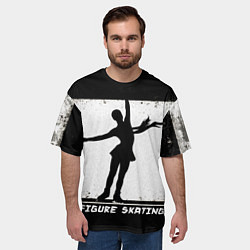 Футболка оверсайз мужская Figure skating, цвет: 3D-принт — фото 2