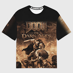 Футболка оверсайз мужская Doom the dark ages, цвет: 3D-принт