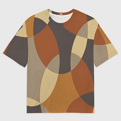 Мужская футболка оверсайз Графические цветные текстуры и паттерны
