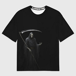 Мужская футболка оверсайз Memento mortis