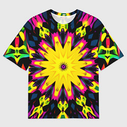 Футболка оверсайз мужская Звездный калейдоскоп, цвет: 3D-принт