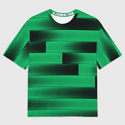 Футболка оверсайз мужская Color green square, цвет: 3D-принт