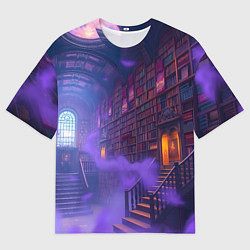 Футболка оверсайз мужская Таинственная библиотека, цвет: 3D-принт