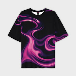 Мужская футболка оверсайз Color pink smoke