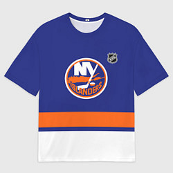 Футболка оверсайз мужская Нью Йорк Айлендерс хоккей, цвет: 3D-принт