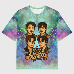 Мужская футболка оверсайз Astro в стиле татуировки