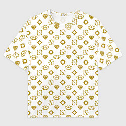 Мужская футболка оверсайз Узор как у девушки из Gta 6