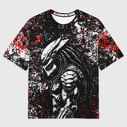Футболка оверсайз мужская Хищник 1987, цвет: 3D-принт