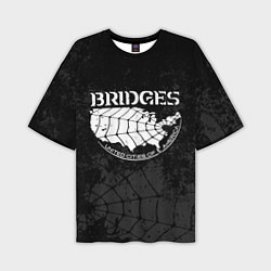 Футболка оверсайз мужская Bridges company, цвет: 3D-принт