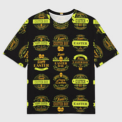 Мужская футболка оверсайз Easter holidays