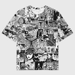 Футболка оверсайз мужская Horror World of Junji Ito, цвет: 3D-принт