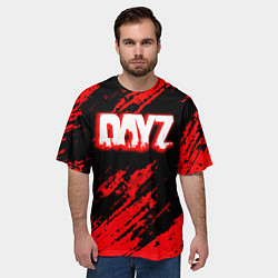 Футболка оверсайз мужская Dayz штрихи красок, цвет: 3D-принт — фото 2