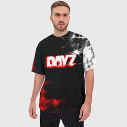 Футболка оверсайз мужская Dayz световые краски, цвет: 3D-принт — фото 2