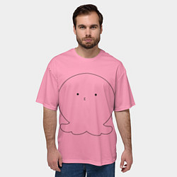 Футболка оверсайз мужская Такопи и его Первородный грех, цвет: 3D-принт — фото 2