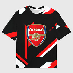 Мужская футболка оверсайз Arsenal geometry steel
