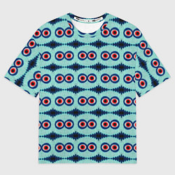Футболка оверсайз мужская Глаза монстриков, цвет: 3D-принт
