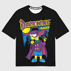 Футболка оверсайз мужская Darkwing Bart, цвет: 3D-принт