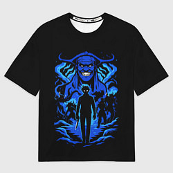 Футболка оверсайз мужская Аниме Поднятие уровня в одиночку, цвет: 3D-принт