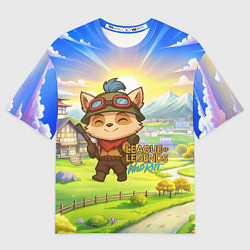 Футболка оверсайз мужская League of legends Тимо, цвет: 3D-принт