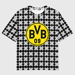 Футболка оверсайз мужская Borussia pattern geometry, цвет: 3D-принт