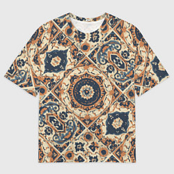 Футболка оверсайз мужская Узоры калейдоскопа, цвет: 3D-принт