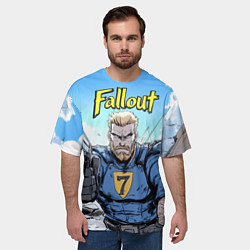 Футболка оверсайз мужская Fallout 7, цвет: 3D-принт — фото 2