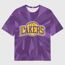 Мужская футболка оверсайз NBA Los Angeles Lakers