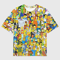 Мужская футболка оверсайз Simpsons Stories