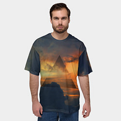 Футболка оверсайз мужская 30 seconds to mars, цвет: 3D-принт — фото 2