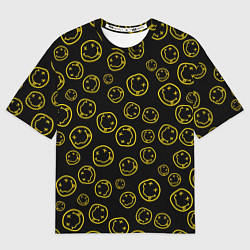 Мужская футболка оверсайз Nirvana Pattern