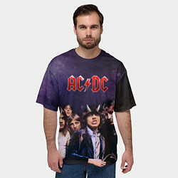 Футболка оверсайз мужская AC/DC, цвет: 3D-принт — фото 2