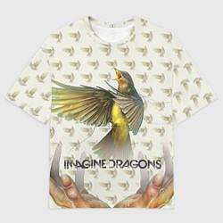 Футболка оверсайз мужская Imagine Dragons: Fly, цвет: 3D-принт