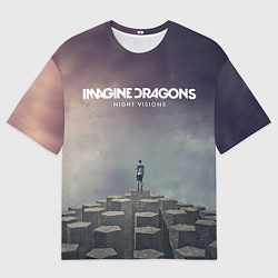 Мужская футболка оверсайз Imagine Dragons: Night Visions