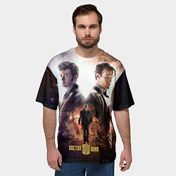 Футболка оверсайз мужская Doctor Who: Heritage, цвет: 3D-принт — фото 2