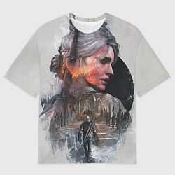 Футболка оверсайз мужская Девушки Ведьмака, цвет: 3D-принт