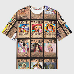 Футболка оверсайз мужская One Piece, цвет: 3D-принт