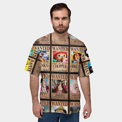 Футболка оверсайз мужская One Piece, цвет: 3D-принт — фото 2