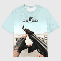 Мужская футболка оверсайз Counter-Strike: De Dust