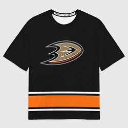 Футболка оверсайз мужская Anaheim Ducks Selanne, цвет: 3D-принт
