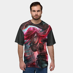 Футболка оверсайз мужская League of legends, цвет: 3D-принт — фото 2