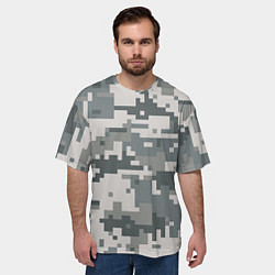Футболка оверсайз мужская Камуфляж, цвет: 3D-принт — фото 2
