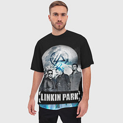 Футболка оверсайз мужская Linkin Park: Moon, цвет: 3D-принт — фото 2