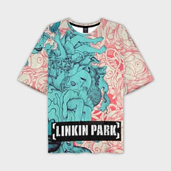 Мужская футболка оверсайз Linkin Park: Sky Girl
