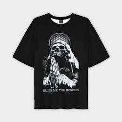 Мужская футболка оверсайз BMTH: Skull Pray