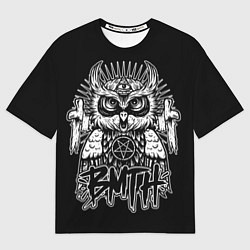 Футболка оверсайз мужская BMTH Owl, цвет: 3D-принт
