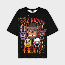 Футболка оверсайз мужская Five Nights At Freddy's, цвет: 3D-принт