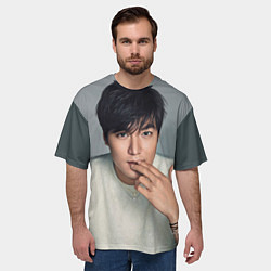 Футболка оверсайз мужская Lee Min Ho, цвет: 3D-принт — фото 2