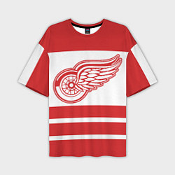 Мужская футболка оверсайз Detroit Red Wings