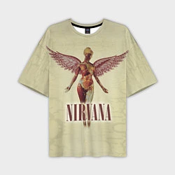 Мужская футболка оверсайз Nirvana Angel